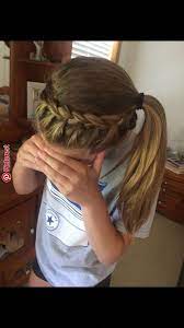 Volleyball Hair Back To School Hair Do Volleyball Hair Back To School Hair Sporty Hairstyles Volleyball Hairstyles Sports Hairstyles