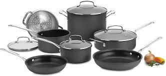 Read honest and unbiased product reviews from our users. Cuisinart 66 11 Chef S Classic Nonstick Hard Anodized Cookware 11 Piece