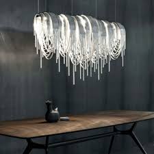 Designer Lighting Chain Hanging Large Linear Pendant Beautifulhalo Com