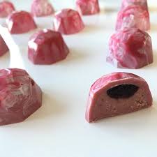 Ruby Hazelnut Praline With Spiced Raspberry Chocolate Bonbons Recipe Chocolate Work Praline Recipe