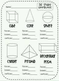2d 3d Shapes Geometry Activities Centers For Kindergarten 1st Grade Math Lessons Homeschool Math First Grade Math