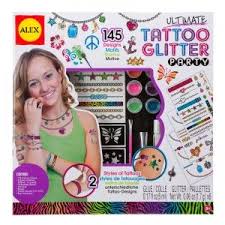 Ultimate Tattoo Glitter Party From Alex Glitter Tattoo Kit Glitter Party Alex Toys