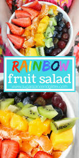 Rainbow Fruit Salad Sugar Spice And Glitter