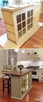 34 Einfache Renovierungsprojekte Und Ideen Fur Ein Stilvolles Und Erschwingliches Home Upgrade Einfache Er Furniture Makeover Diy Kitchen Island Home Decor