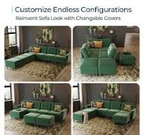 Amazon.com: LINSY HOME Sofá modular seccional, sofá ...