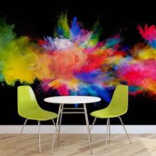 Une collection pour tous les goûts. Explosion De Couleur Poster Mural Xxl Laetitia Deco World