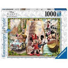 Disney jigsaw puzzle 1000 pieces kingdom hearts 3. Vacation Mickey And Minnie Disney 1000 Puzzle Piece Ravensburger Calendar Club 4005556165056 Calendar Club Canada