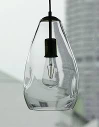 Organisch Gewolbte Glas Pendelleuchte In 2020 Pendelleuchte Glas Mundgeblasenes Glas