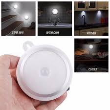 Portable Mini Super Bright Led Wireless Motion Sensor Light Wall Cabinet Wardrobe Drawer Kitchen Lamp White Light Free Shipping Dealextreme