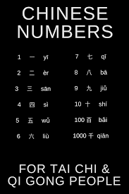 Chinese Numbers 1 10 100 1000 For Tai Chi And Qi Gong People
