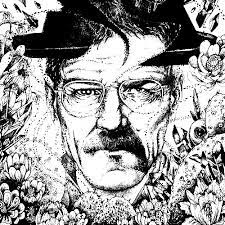 Download or print this amazing coloring page: Breaking Bad Angelarizza Tumblr Com Tv Shows Adult Coloring Pages