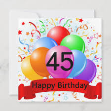 45 Jahre Geburtstags Geschenke Zazzle De