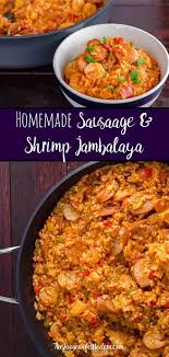 Smoked Sausage Shrimp Jambalaya With Homemade Seasoning Recipe Sausage Jambalaya Recipe Jambalaya Homemade Jambalaya