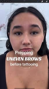 Ghosting Phase and After Ombre Brows