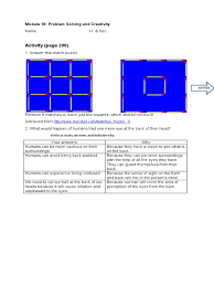 The puzzle i'll be solving (shown above, with the answer to the right) was published in the. Module 18 Problem Solving And Creativity Fluency Creativity