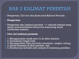 Kalimat di atas adalah contoh dari kalimat perintah. Xi Tkr Bahasa Indonesia Ppt Download