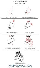 This tutorial will help you look for the important aspects of this animal so you can create a realistic like all drawings, learning how to draw a zebra begins with a proper gesture sketch. How To Draw A Zebra Easy Step By Step Drawing For Kids