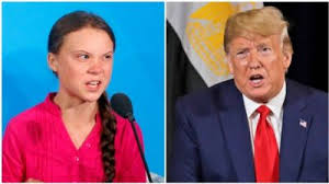Sarcastic Donald Trump Mocks 16 Year Old Climate Change Campaigner Greta Thunberg Itv News Climate activist greta thunberg got her revenge against president donald trump — 11 months later.