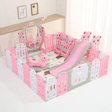 Super Luxury Baby Playpen With Hexagon Lock For Children Playground In 2020 Baby Playpen Kids Playpen Playpen Baby