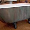 A cast iron tub will survive being removed and installed multiple times, whereas a steel one might need to be replaced in your lifetime. 1