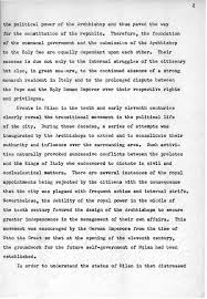 A STUDY OF THE POLITICAL AND ECCLESIASTICAL DEVELOPMENT OF THE CITY OF  MILAN (921-1136) by Joseph Francis 0 Callaghan, A.B. A Th
