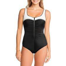 Reebok Women S One Piece Colorblock Swimsuit 98 Liked On Polyvore Featuring Swimwear One Piece Swimsuit Colorblock Swimsuit One Piece For Women One Piece
