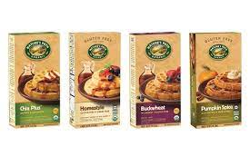 Water, brown rice flour*, potato starch*, corn flour*, soy oil*, tapioca starch*, cane sugar*, potato flour*, soy lecithin*, leavening agent (sodium acid pyrophosphate, sodium bicarbonate, and monocalcium phosphate), pear juice concentrate*, natural vanilla flavor, sea salt, *organic Nature S Path Gluten Free Frozen Waffles Reviews Info Frozen Waffles Dairy Free Dairy Free Recipes