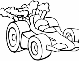 Kleurplaat stoer kleuren is een leuke bezigheid. Kleuren Nu Formule 1 Racewagen Kleurplaten