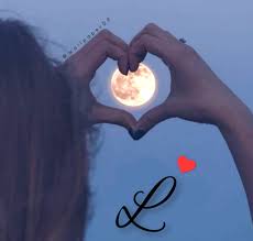 Download the perfect alphabet pictures. Hand Heart With Full Moon A To Z Alphabet Letters Dp Images Wallpaper Dp