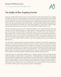 What is a critique paper? The Origin Of Rice Tagalog Version Phdessay Com