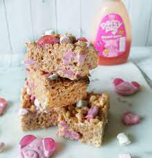 Marks Spencer Shares Recipe For Percy Pig Crispy Bars Percy Pig Holiday Desserts Bars Recipes
