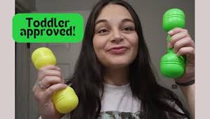 Amazon.com : VICASKY 3 Pairs of Kids Plastic Hand Weights Set,Colored  Toddler Dumbbells Set Barbell Fitness Equipment Baby Exercise Toys for Home  Gym Workout : Sports & Outdoors