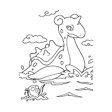 You may even spot an ariel lookalike in this bunch o. Lapras Coloring Pages For Kids