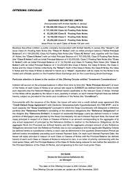 Stamping of deed or receipt & reassignment 40.00 2. Offering Circular Bauhaus Securities Limited Dg Hyp