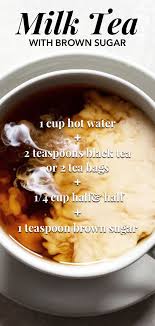 Make Your Tea Time Creamy And Sweet With Milk Tea Super Simple And Delicious My Milk Tea Recipe Is Made Special With Hal Milk Tea Recipes Food Coffee Recipes