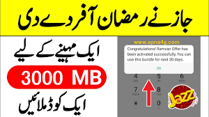 Read out full article then this article is very helpful for you. Jazz Ramzan Offer 2021 Subscribe Unsubscribe Code