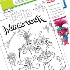 Free printable trolls 2 queen barb pdf coloring page. Trolls World Tour Activity Pack A Night Owl Blog