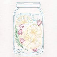 Ball mason jars are a type of home canning jar made by the ball corporation. Free Embroidery Design Fruit Fusion Mason Jar I Sew Free Embroidery Patterns Machine Embroidery Vintage Embroidery