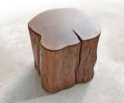 Auf den ersten blick ein baumstamm ? Hocker Live Edge Akazie Braun 42x44 Cm Massiv Baumstamm Mit Rollen Beistelltisch Kaufen Bei Delife Gmbh