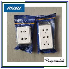 Maybe you would like to learn more about one of these? Royu Surface Type Convenience Outlet 2 Gang Redou202 3 Gang Redou203 Wiring Electrical Devices Shopee Philippines