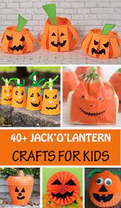 Plus more great kindergarten, preschool, primary and nursery when down to the last 5 or 6 then bring the kids up to front and play until 1/2 kids remain. 43 Jack O Lantern Crafts For Kids Easy Halloween Crafts Lantern Crafts Halloween Activities For Kids Kindergarten Crafts