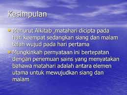 Dengan begitu kita bisa menjadi perhiasaan dunia. Bagaimana Siang Dan Malam Berlaku Ppt Download