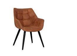 stoel weba stoelen kuipstoel stoel cognac