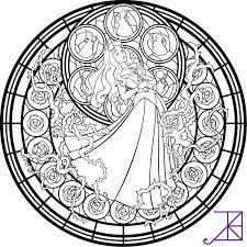 Welcome in disney coloring in pages site. Station Of Awakening Aurora Line Art Stained Glass Coloring Pages Mandala Coloring Pages Colouring Pages Disney