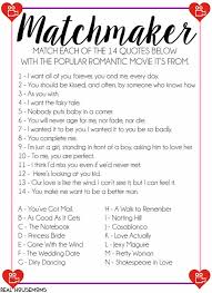 The oldest known valentine was written by a famous poet. Free Printable Matchmaker Valentine S Day Game Real Housemoms