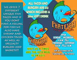 Maybe you would like to learn more about one of these? Phat Fish Tacos And Burgers Home Facebook