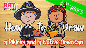 Help terms privacy cookies sign in. How To Draw A Pilgrim And A Native American Youtube