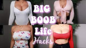 LIFE HACKS FOR BIG BOOBS | How To Go Braless + Feeling Confident + Where I  Shop - YouTube