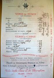 some late 19th century vintages available on an italian restaurant menu italian menu restaurant menu design menu restaurant