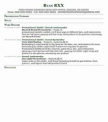 Brand Ambassador Promotional Model Resume Example Push Models Marketing New Bedford Massachusetts
